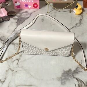 Michael Kors White and Gray Women's Bag